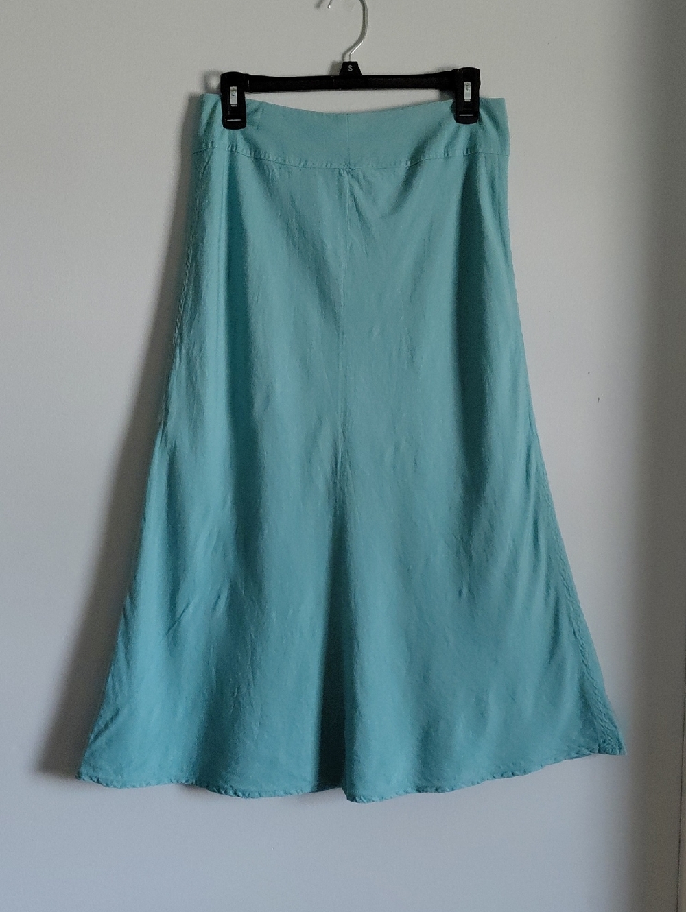 East 5th Vintage Blue Linen Maxi Skirt